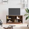 vidaXL TV Stand Smoked Oak 100x40x50 cm Engineered Wood view 2
