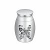 MYPOWER 25 mm x 16 mm Stainless Steel Keepsake Urn Pendant for Human Ashes view 1
