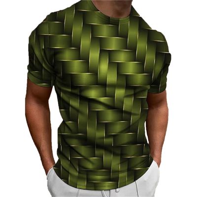 Men's Geometric Print Short-Sleeve T-Shirt