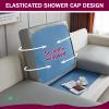 SYLC 100% Waterproof Sofa Seat Cushion Covers, Stretch Leather Set, Light Gray, Large 4-Seater view 4