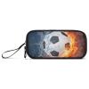 ISAOA Large-Capacity Pencil Case, Water and Fire Football Bag, #6 view 3