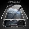 Wishcover Case for Realme 11 Pro, Magnetic 360° Full-Body Cover, Clear Front and Back, Purple view 4