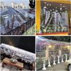 LCYFBE Transparent PVC Waterproof Tarp, 2.8 x 6.1 m view 2