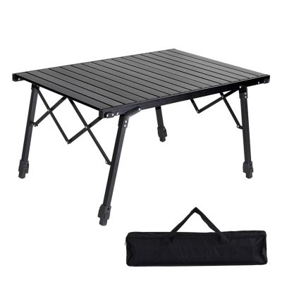LoKori Portable Folding Aluminum Camping Table with Carrying Bag