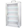 Mobile Phone Storage Cabinet, 12/24/36/48/60 Compartments, with Lock and Handle Pocket (Silver, 60 Compartments) view 1