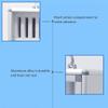 Mobile Phone Storage Cabinet, 12/24/36/48/60 Compartments, with Lock and Handle Pocket (Silver, 60 Compartments) view 4