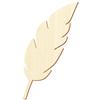 Wooden Feather for Crafts and Décor, 21 cm, Pack of 1 view 1