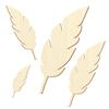 Wooden Feather for Crafts and Décor, 21 cm, Pack of 1 view 2