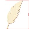 Wooden Feather for Crafts and Décor, 21 cm, Pack of 1 view 3
