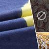 Japanese Futon Floor Mattress Cover with Zipper, Soft 100% Cotton, Gray, 200 × 220 cm view 3