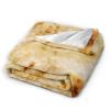 Burritos Giant Flour Tortilla Taco Flannel Blanket, Ultra-Soft Microfleece Throw view 2