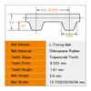 SSIMOO L Timing Belt 450L/453L/454L/457L/465L/480L/490L/495L/500L/510L, Rubber Closed-Loop Belt, Widths 12.7/20/25/30/38 mm view 4