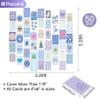 Piacolnic 50-Piece Aesthetic Blue Wall Collage Set, 4x6-Inch Prints and Postcards for Teen Room Decor view 2