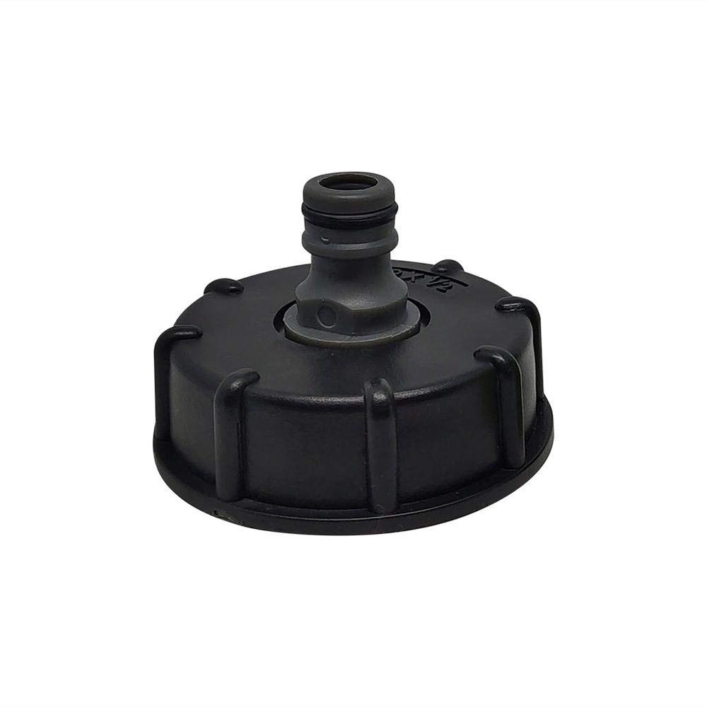 LiuliuBull Garden Water Ball Valve for S60X6 Container Adapter, Plant Water Tap with Male-Thread Hose Connection (Color: A)