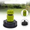 LiuliuBull Garden Water Ball Valve for S60X6 Container Adapter, Plant Water Tap with Male-Thread Hose Connection (Color: A) view 2
