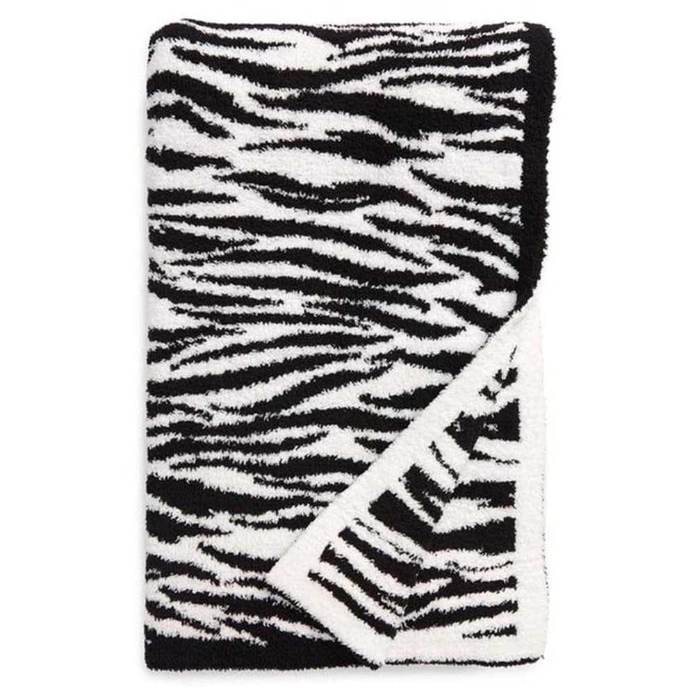 AGBARR Comfortable Plush Knitted Leopard Picnic Blanket, Color 6, 140 x 200 cm