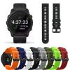 OPKDE Sport Silicone Watch Band for Garmin VENU 2, Forerunner 745, Vivoactive 4, Fenix Chronos, 22 mm Replacement Band, Garmin Active, Agate view 2