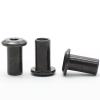 10 pcs/lot M3 M4 M5 M6 M8 Black Zinc-Plated Large Flat Hex Socket Rivet Nut Insert, M5 x 15 mm view 3