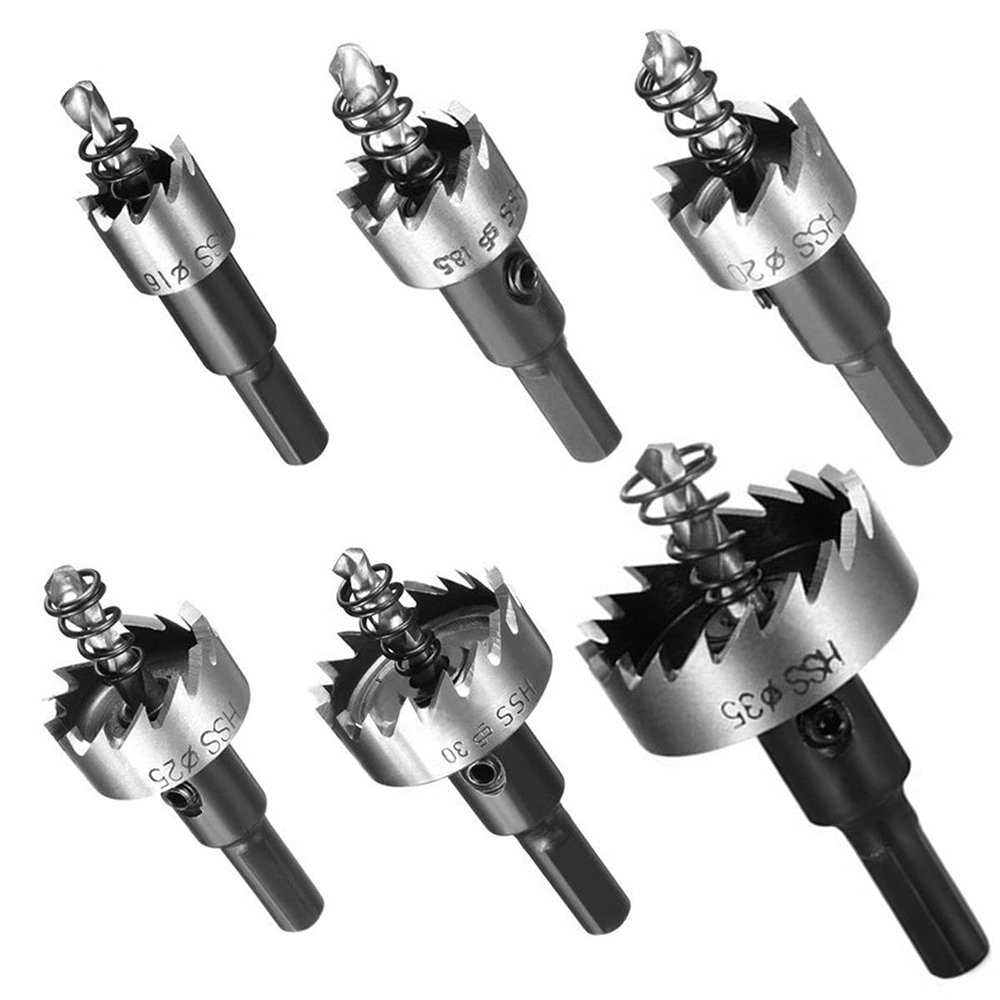 Stainless Steel Hole Saw for Wood, Metal, Aluminum and Cast Iron, 12–100 mm (55 mm)