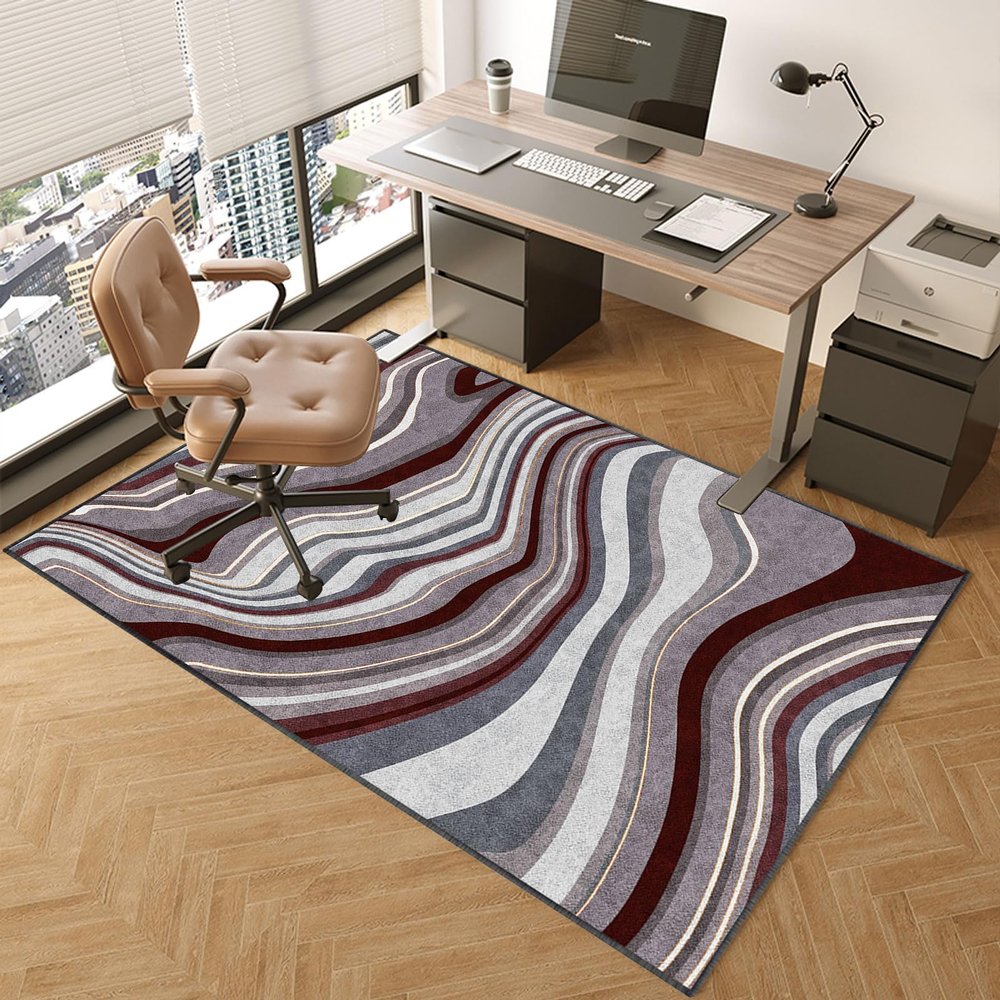 TOYOCC Office Chair Mat 140 x 180 cm, Gaming Chair Floor Mat for Hard Floors