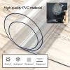 Transparent Tarp Sidewall with Zipper Door, Waterproof Outdoor Curtain, H2.4 x W9 m view 4