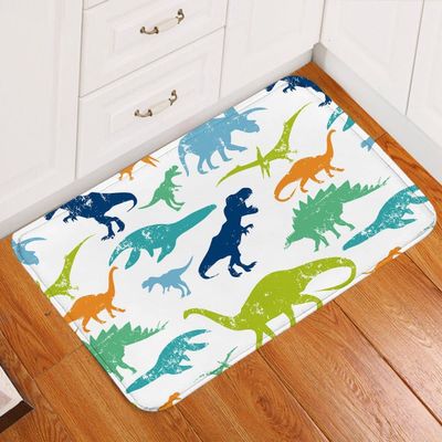 Strunt Printed Silhouette Doormat with Non-Slip Backing, 40 x 60 cm
