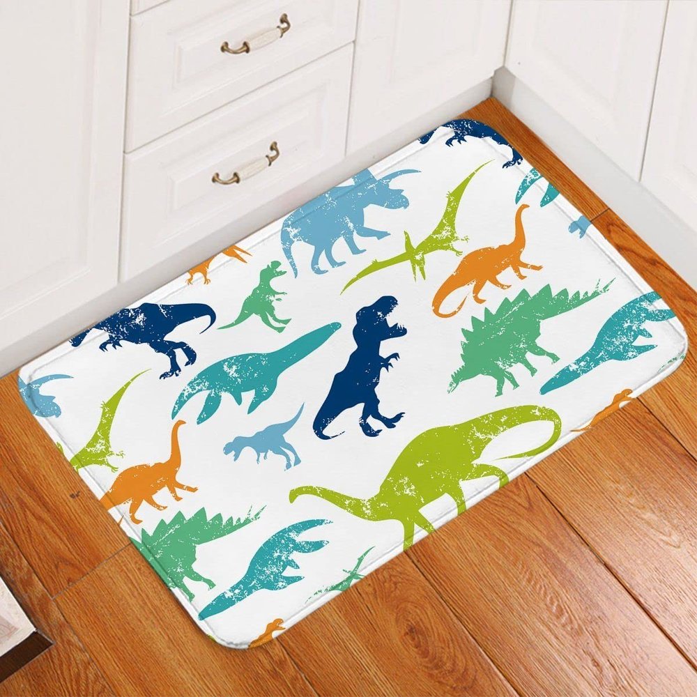 Strunt Printed Silhouette Doormat with Non-Slip Backing, 40 x 60 cm