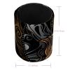 VAPOKF Desktop Pen Holder, Gold Koi with Lotus and Floral Crescent Moon view 2