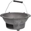 TEmkin Portable Mini Charcoal Grill, Cast Iron, Tabletop Style view 1