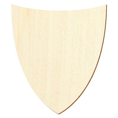 V8 Shield Decorative Wooden Cutout, 3–50 cm