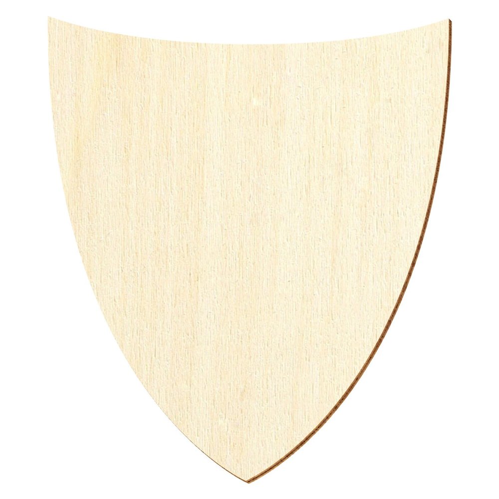 V8 Shield Decorative Wooden Cutout, 3–50 cm