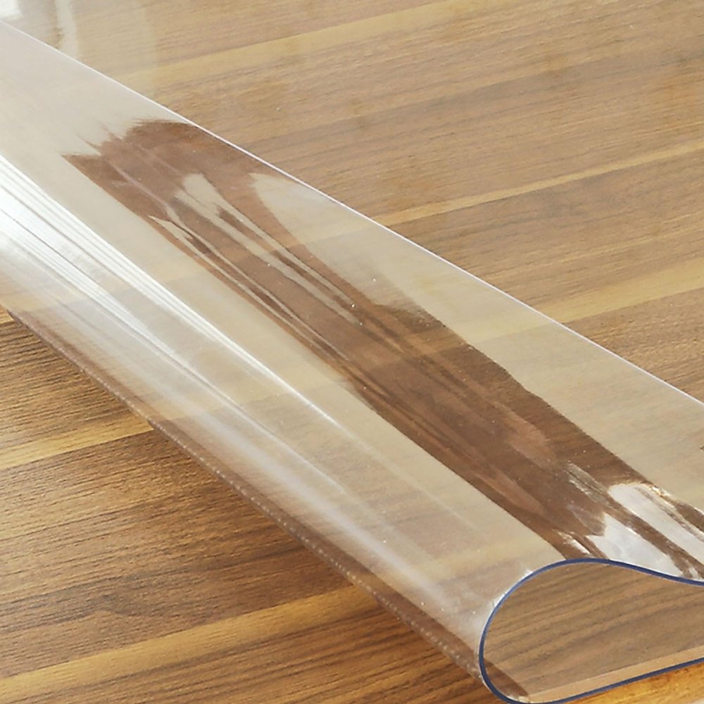 Transparent PVC Chair Mat, 1.5 mm, Anti-Slip Floor Protector for Office Chairs