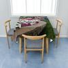 Mateju Washable Polyester Tablecloth, 200 x 200 cm, White Morning Latte view 2