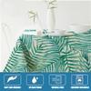 Mateju Washable Polyester Tablecloth, 200 x 200 cm, White Morning Latte view 4
