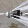 Pipe Cleaning Nozzle with Quick-Connect, 1/4-Inch Hose, 6-Hole view 2