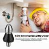 Pipe Cleaning Nozzle with Quick-Connect, 1/4-Inch Hose, 6-Hole view 3
