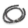 Vintageparts Larvikite Beads 6 mm, 1 Strand, 60 Pieces view 1