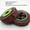 90-Flap Abrasive Cloth Wheel, 100 mm Diameter, 10 mm Shank, TJ113 (JB-5), 180 Grit view 2