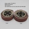 90-Flap Abrasive Cloth Wheel, 100 mm Diameter, 10 mm Shank, TJ113 (JB-5), 180 Grit view 4