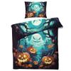 GEDAEUBA Halloween Bedding Set 140x200 cm, Ghost & Pumpkin Reversible Duvet Cover with Pillowcase view 2