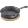 Westmark Tapas + Friends Cast-Iron Pan, 125 ml, with Bamboo Trivet view 1