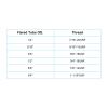 PATIKIL 3/8" Brass Female Flare Plugs, 5-Pack view 4