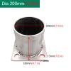 Round Stainless Steel Screw-On Post Base Holder with Screws, 4 Pieces view 3