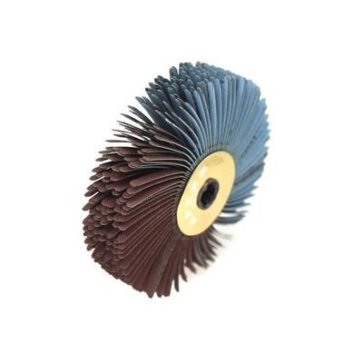 HUFFA 1-Piece Abrasive Cloth Wire Polishing Brush Wheel for Drill, 118 x 30 mm, P400