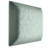 Muralo Upholstered Velvet Wall Cushion, 3D Effect, 30 x 30 cm, Mint view 1