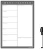 TMS Magnetic Meal Planner for the Refrigerator | Made in Great Britain | Weekly Whiteboard Organizer for Work or Family Planning view 1