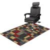 XunZheng 80 x 100 cm Office Chair Mat, Floor Protection Mat, Non-Slip and Scratch-Resistant, for Desks, Gaming Chairs, and Home view 1