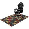 XunZheng 80 x 100 cm Office Chair Mat, Floor Protection Mat, Non-Slip and Scratch-Resistant, for Desks, Gaming Chairs, and Home view 2