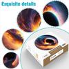 1,000-Piece Puzzle for Adults, Round Space Puzzle Featuring a Black Hole and the Milky Way, for Adults and Children Ages 12+, Cardboard Puzzle, Educational Game view 2