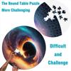 1,000-Piece Puzzle for Adults, Round Space Puzzle Featuring a Black Hole and the Milky Way, for Adults and Children Ages 12+, Cardboard Puzzle, Educational Game view 3